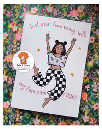 A4 art print - Feminine rage