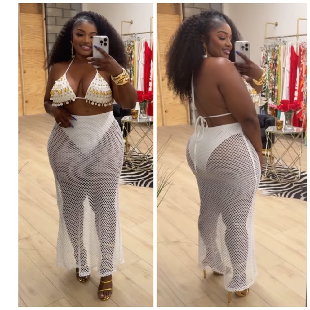 Image of AT SEA SWIMSUIT SET-white