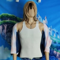 Image 2 of Trans Rights Waterdrop Shoulder Jacket