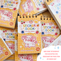 Image 1 of DISCOUNTED - Handmade Sticker Book (200+ stickers)