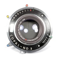 Image 2 of Goerz Apochromat [Red Dot] Artar 16.5" [420mm] F9.5 Lens Copal #3 shutter #0726 