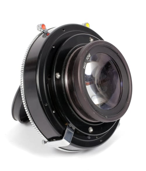 Image of Goerz Apochromat [Red Dot] Artar 16.5" [420mm] F9.5 Lens Copal #3 shutter #0726 