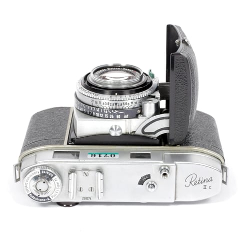 Image of Kodak Retina II C 35mm camera Xenon C 50mm F2.0 lens #0716