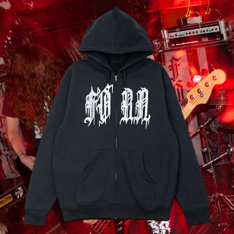 Image of K.I.S.S. HOODED ZIP-UP SWEATSHIRT - PRE-ORDER!