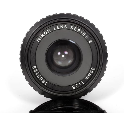 Image of Nikon Series E 35mm F2.5 lens for all nikon F mount camera bodies #0740