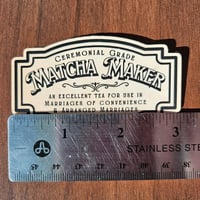Image 2 of "Matcha Maker" Vintage Apothecary Tea Label, 3"