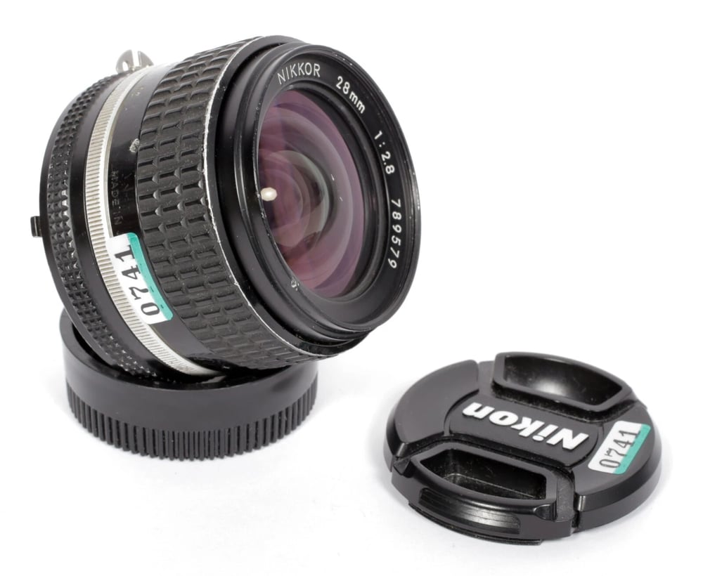 Image of Nikon NIKKOR 28mm F2.8 AI-s lens for all nikon F mount camera bodies #0741