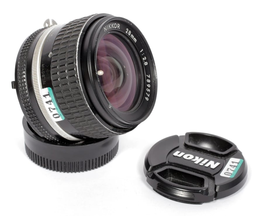 Image of Nikon NIKKOR 28mm F2.8 AI-s lens for all nikon F mount camera bodies #0741