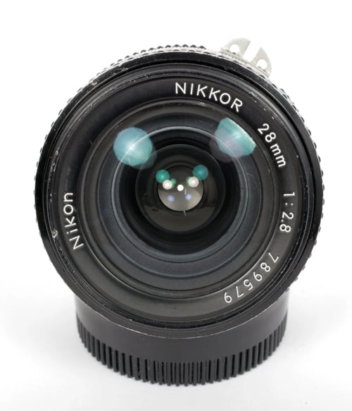 Image of Nikon NIKKOR 28mm F2.8 AI-s lens for all nikon F mount camera bodies #0741