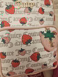 Image 1 of Juicy Couture White Strawberry Backpack Bundle 