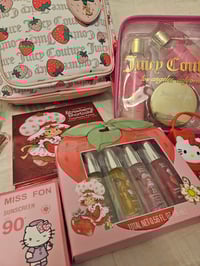 Image 3 of Juicy Couture White Strawberry Backpack Bundle 