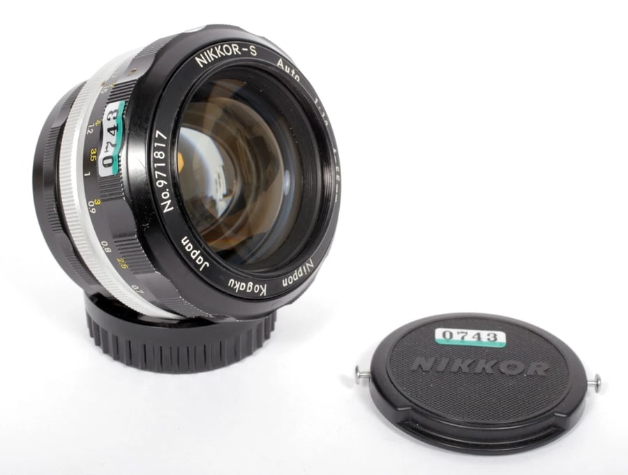 Image of Nikon Nikkor-S 55mm F1.2 NON-AI lens #0743 