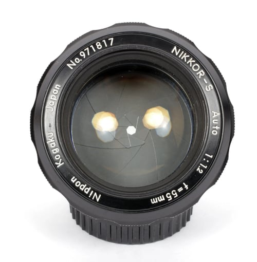 Image of Nikon Nikkor-S 55mm F1.2 NON-AI lens #0743 