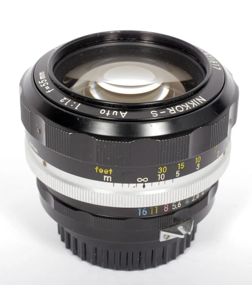 Image of Nikon Nikkor-S 55mm F1.2 NON-AI lens #0743 