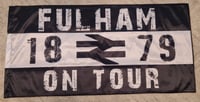 **HALF PRICE* Fulham On Tour 1x0.5m Football/Ultras Flag.