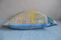 Image 4 of Liberty Patch Multi Kantha Cushion -Large