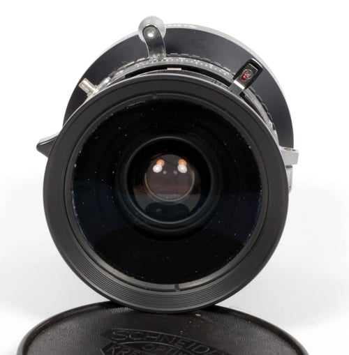 Image of Schneider Super Angulon MC 75mm F5.6 Lens in Copal #0 Shutter #0763