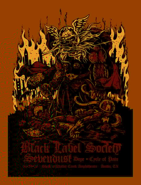 Image of Black Label Society, Sevendust, Austin, TX 2009