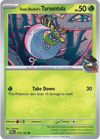 Image 1 of Team Rocket's Tarountula - SV10: Destined Rivals - Near Mint x4