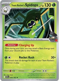Image 1 of Team Rocket's Spidops - 020/182 - SV10: Destined Rivals  - Near Mint x4