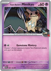 Team Rocket's Mimikyu - SV10: Destined Rivals - Near Mint x4