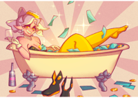 4x6" Money Marie Art Print