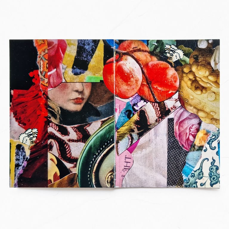 ‘hidden gems’ mini zine – ‘fruits of the desert’ haiku collage portraits Image 3