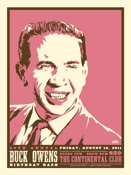 Image of Buck Owens Birthday Bash, Continental Club, Austin 2011
