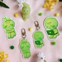 Image 2 of Smiski Acrylic Keychain