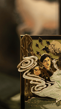 Image 2 of BOOK 3 , MYSTIC FOREST VARIANT : 4" Poster Pin (Limited Edition 20)