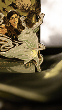 Image 3 of BOOK 3 , MYSTIC FOREST VARIANT : 4" Poster Pin (Limited Edition 20)