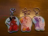 Image 2 of 2.5" Oppai Mousepad-Style Acrylic Keychains