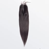 Image 3 of  2" X 6" Hd Straight Transparent Lace Closure #1B Natural Black 