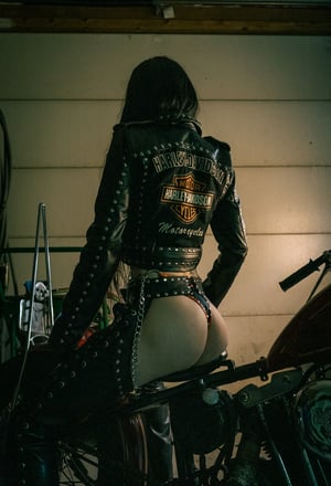 Image of Toxic Vision Hellbent biker jacket CUSTOM SIZING