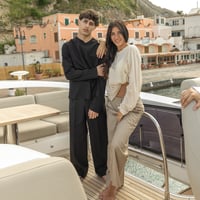Image 5 of ÉFÉMÈRE Shininig Black Tailored Cotton Light Longsleeve