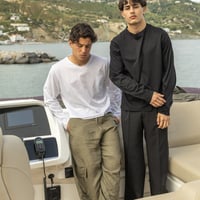Image 3 of ÉFÉMÈRE Sail Black Tailored Elegant Pants