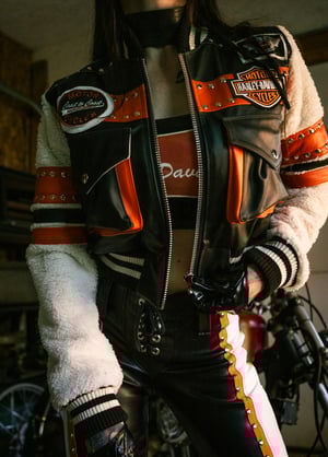 Image of Toxic Vision Mean Streak bomber jacket SMALL/MEDIUM