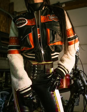 Image of Toxic Vision Mean Streak bomber jacket SMALL/MEDIUM