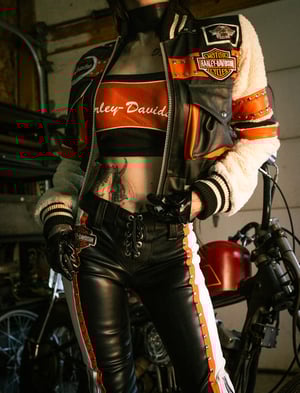 Image of Toxic Vision Mean Streak bomber jacket SMALL/MEDIUM