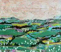Image 1 of Bangers and Mash,  24x20x1.5, Acrylic Painting, ready to hang,  Canvas, Landscape