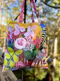 Image 3 of Calliandra Garden Zippered Tote