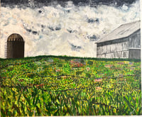 Image 1 of Knob Creek,  24x20x1.5, Acrylic Painting, ready to hang,  Canvas, Landscape