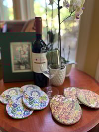 Image 1 of Round Absorbent Stone Drink Coaster - price per coaster