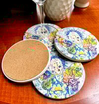 Image 8 of Round Absorbent Stone Drink Coaster - price per coaster