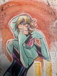 Image 3 of “Smile, You’re on Earth-65” — 11x14 Original Art