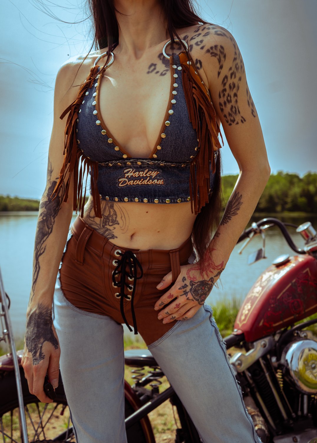 Image of Toxic Vision Easy Rider fringe top
