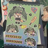 Image 1 of (PREORDER) Rotten Girl Sticker Sheet