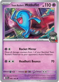 Image 1 of Team Rocket's Wobbuffet - SV10: Destined Rivals - Near Mint x4
