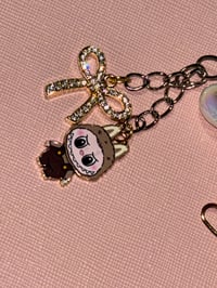 Image 1 of ✨🤎brown labubu clip🤎✨