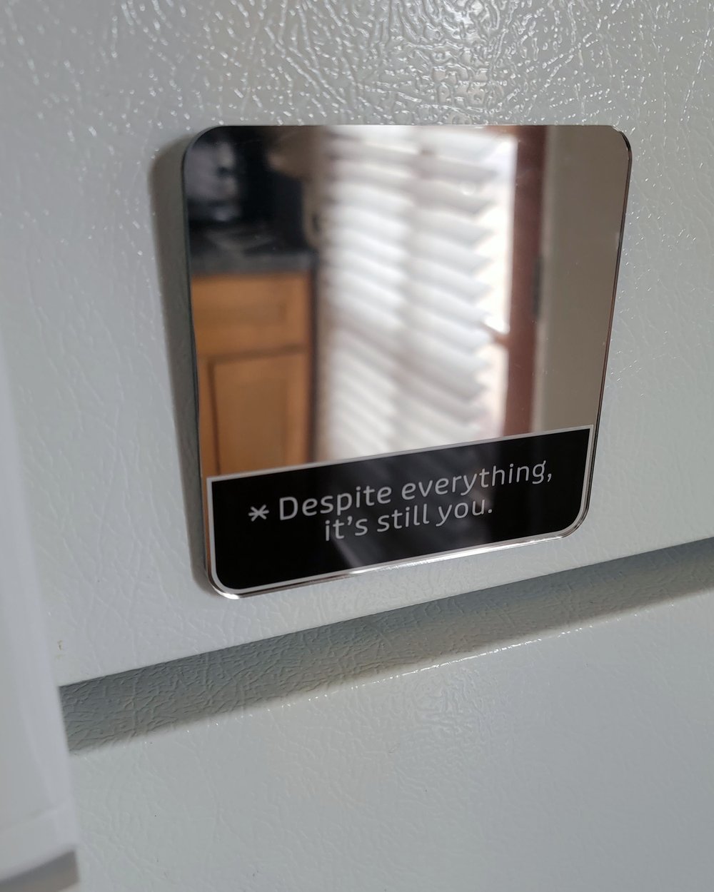 Image of Undertale Motivating Mirror Magnet